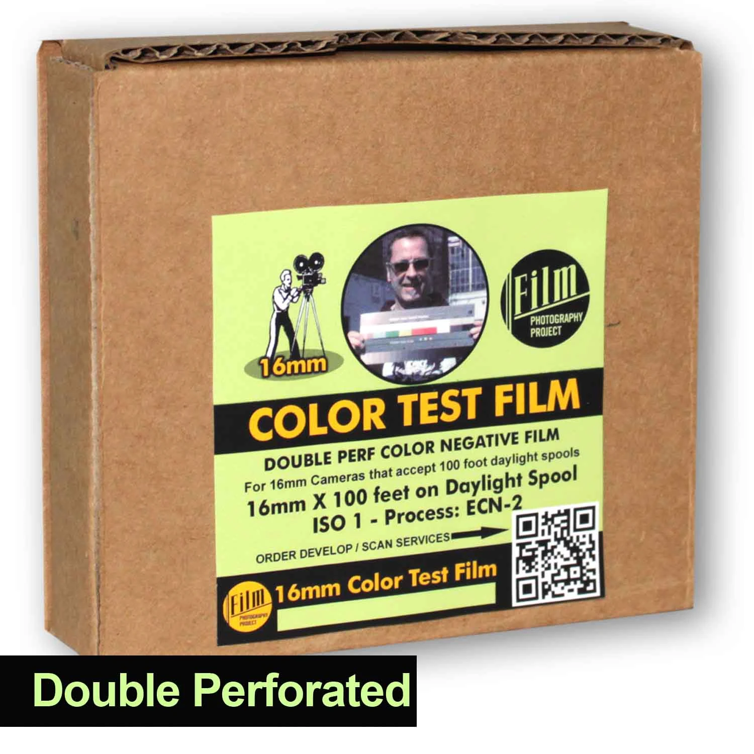 16mm Film - Double Perf - Color Test Film - 1 ISO - 100 Ft 3 16mm Film - Double Perf - Color Test Film - 1 ISO - 100 Ft