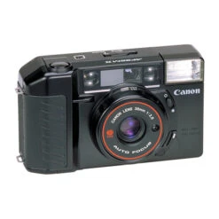 Canon® 35mm Film Camera - Canon Sure Shot 38mm F2.8 (Black Vintage)