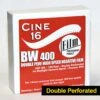 16mm Film - Double Perf - CINE16 BW Negative 400 Iso - 100 Ft -Canon® Shop Cine16 DoublePerf bw400 Negative 1500x1500 DblPerfd