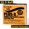 16mm Film - 50' Double Perf - PLUS-X BW Reversal 50 Iso - 50 Ft -Canon® Shop Cine16 PlusX 50ft 2300x2300 b