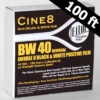Double 8 Film - Cine8 BW Reversal 40 ISO (100 Ft)