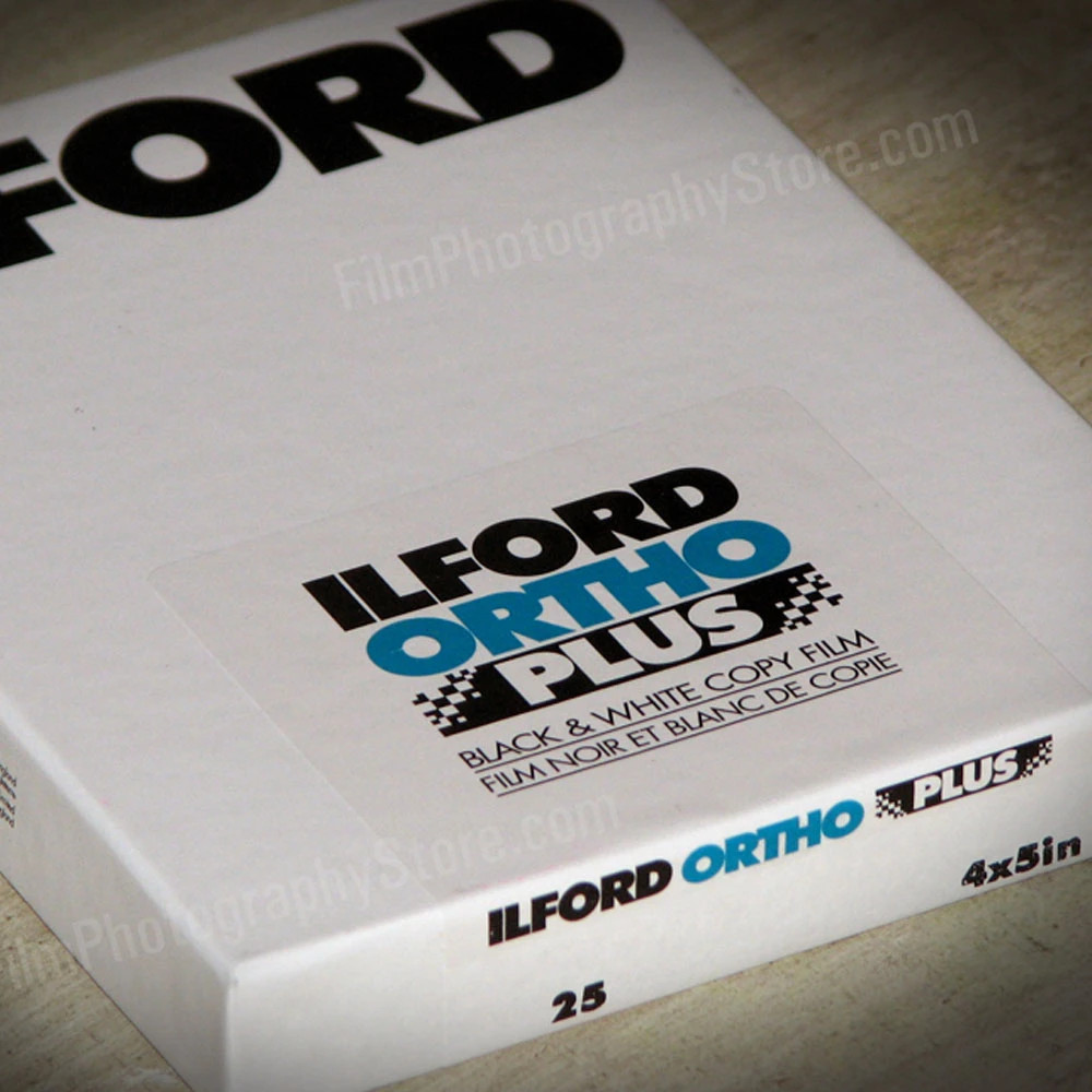 4x5 Sheet Film - Ilford Ortho Plus BW Negative Film (25 Sheets) 3 4x5 Sheet Film - Ilford Ortho Plus BW Negative Film (25 Sheets)