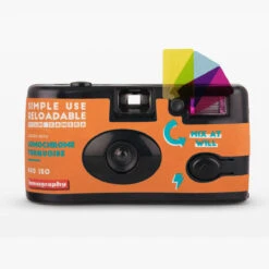35mm Film Camera - Lomo Simple Use Turquoise Color (with Film)