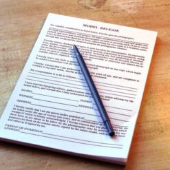 Model Release Form (Pad Of 50 Sheets)