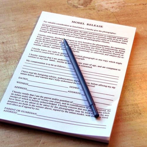 Model Release Form (Pad Of 50 Sheets) 3 Model Release Form (Pad Of 50 Sheets)