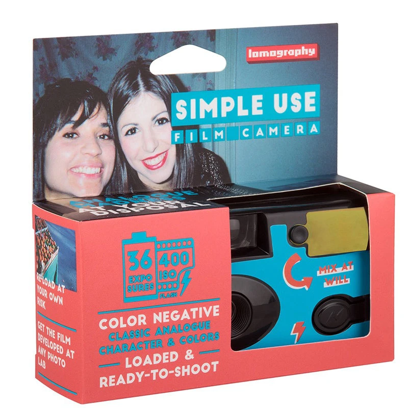 35mm Film Camera - Lomo Simple Use Color (with Film) 3 35mm Film Camera - Lomo Simple Use Color (with Film)