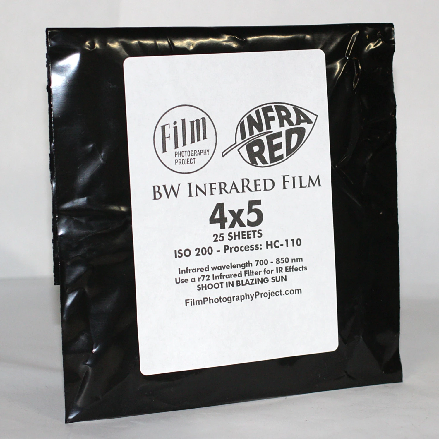 4x5 Sheet Film - FPP BW Neg Infrared Film - (25 Sheets) 3 4x5 Sheet Film - FPP BW Neg Infrared Film - (25 Sheets)