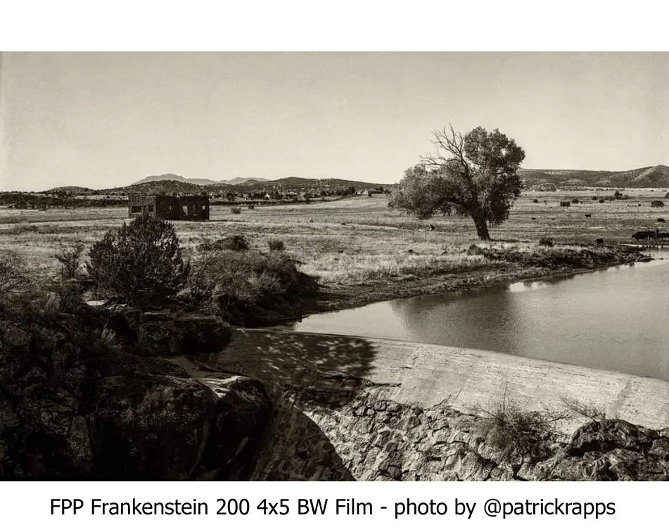 4x5 Sheet Film - FPP Frankenstein 200 BW Negative Film (25 Sheets) 4 4x5 Sheet Film - FPP Frankenstein 200 BW Negative Film (25 Sheets) - Image 2